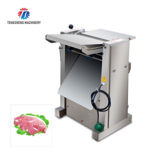 0.75KW Pork skinning machine thickness adjustable meat joint factory pork