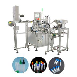 Reagent capping filling machine filled with Pharmaceutical Cosmetics and