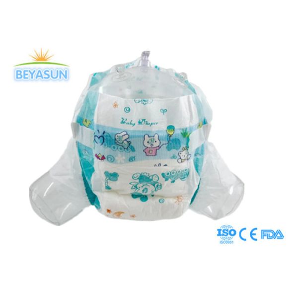 3D Leak Prevention Disposable Baby Diaper For 16-18 Lbs High Absorbency And