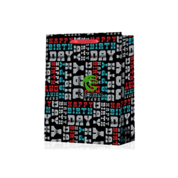 Quality Laminated Retail Paper Shopping Bags For Gift Multi Colors Environment Friendly wholesale