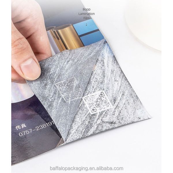 BOPP Thermal Laminating Glossy Film EVA Pre-coated 18micron Custom Width and Length Film for Flexo & Graphic Printing