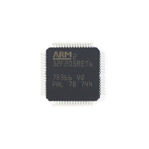 Microcontroller MCU IC STM32F205RET6 FLASH 64-LQFP Package Surface Mount