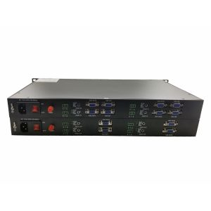 4 CH rack 1080P/60Hz VGA fiber Optic Converter /Uncompressed to Fiber Video