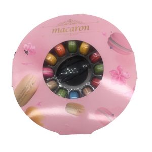 33 Pack Sushi Plastic Macaron Packaging Trays Macaron Box With Clear Lid