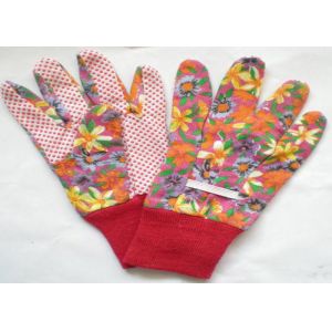 Cheap Elastic Line Design Garden Work Gloves 9.5' 10.5' Size Comfortable Hand Feeling for sale