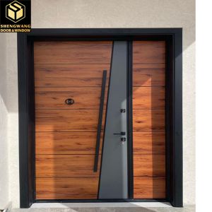 China Swing Left Grey Homes Stainless Steel Swing Door For House Door Opens Outward Waterproof on sale