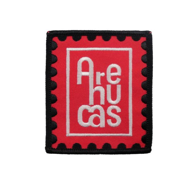 Quality Red Customized Embroidery Patch, Embroider Patch For Garments, Shoes, Uniform wholesale