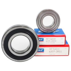 China 6207 2RS1 SKF Deep Groove Ball Bearing Brass Cage Type For Heavy Duty on sale