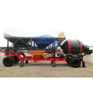 JZM1500 Mobile Cement Mixer Plant With Batching Machine Cement Silo