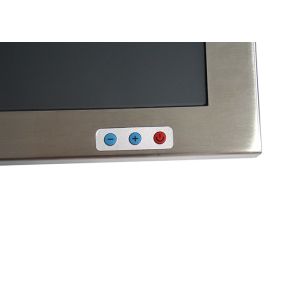 45W SUS316 Enclosure Rugged Monitor 1000nits 5 Wires Resistive Touch Screen