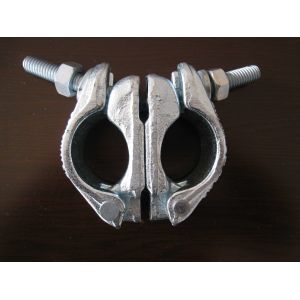 Galvanized Double Scaffolding Swivel Coupler , Pressed Sleeve Coupler British