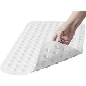 Sturdy Washable Silicone Non Slip Bath Mat For Bathroom Rectangular shape