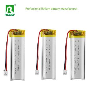 Lithium Polymer Battery Pack 901765 3.7V 1000mAh 3.7wh Rechargeable Power Lipo