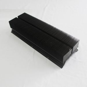 Black Anodized Al6063 Skived Fin Heat Sink For CNC Machine Anti Corrosion