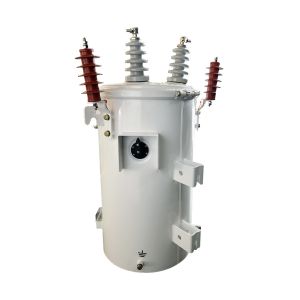50kva Single Phase Pole Mounted Transformer Oil Immersed 12.47KV 304SS ANSI /