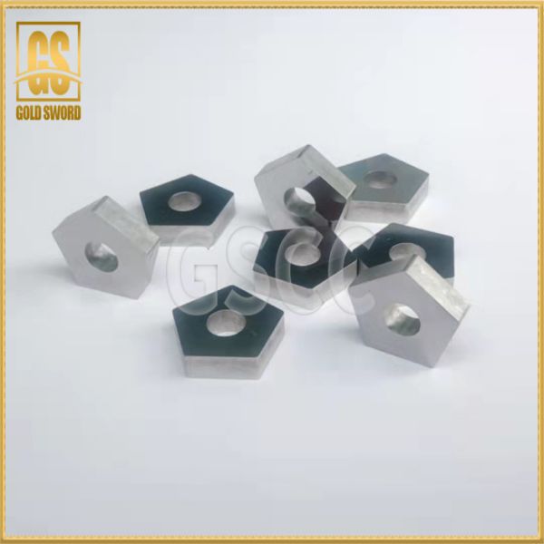 Quality P20 Tungsten Carbide Blade Pentagonal Fine Grinding Easy Storage wholesale