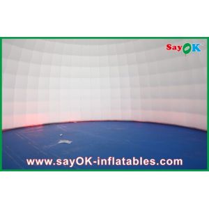 OD 5m Inflatable Air Tent White , Inflatable Dome Tent For Exhibition