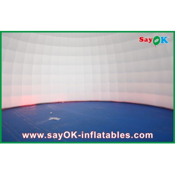 OD 5m Inflatable Air Tent White , Inflatable Dome Tent For Exhibition