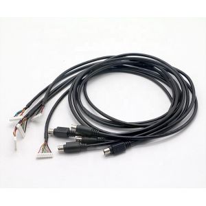 CUSTOM S Video 8 PIN Mini DIN To 9 PIN JST Connector PC Engine Controller Cable