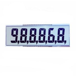 Portable Recharge FSTN LCD Display , Transparent Lcd 7 Segment Display Screen