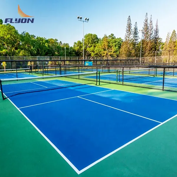 Quality Crystal Sand Surface Pattern Pickleball Court Fade Resistant High Durability wholesale