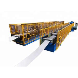 Iron Steel Downpipe Roll Forming Machine / Half Round Pipe Making Machine