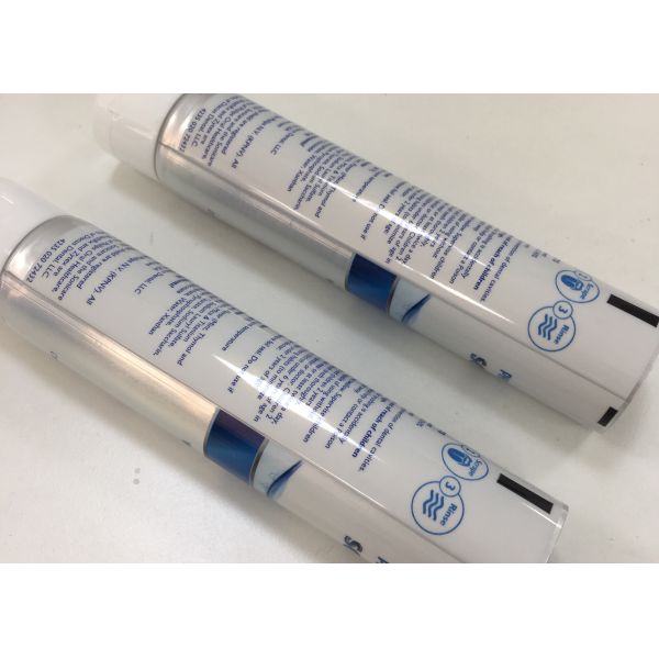 Transparent Shoulder ABL250/12 Philips Toothpaste Tube With Smooth Flip Top Cap