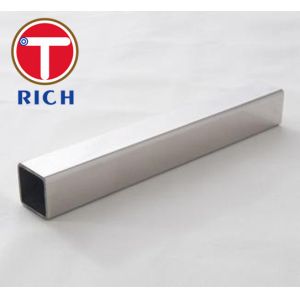 304 Rectangular Stainless Steel Tubing For Structure Purpose 0.3 - 4.5 Mm WT