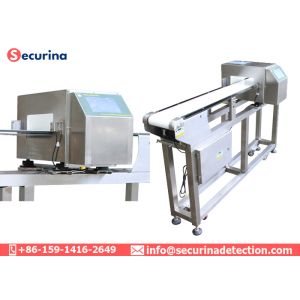 LCD Screen Industrial Metal Detector Machine , Belt Conveyor Metal Detectors For