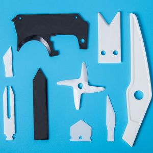 China High Mechanical Strength Alumina Ceramic Blade Components on sale