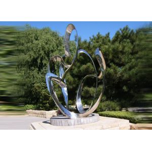 China Custom Size Stainless Steel Sculpture For City Decoration OEM / ODM Acceptable on sale