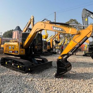 Cheap Original 0.12m3 Bucket Capacity Little Compact Used Excavator SANY SY75Cpro Crawler Excavator 0.7tons for sale