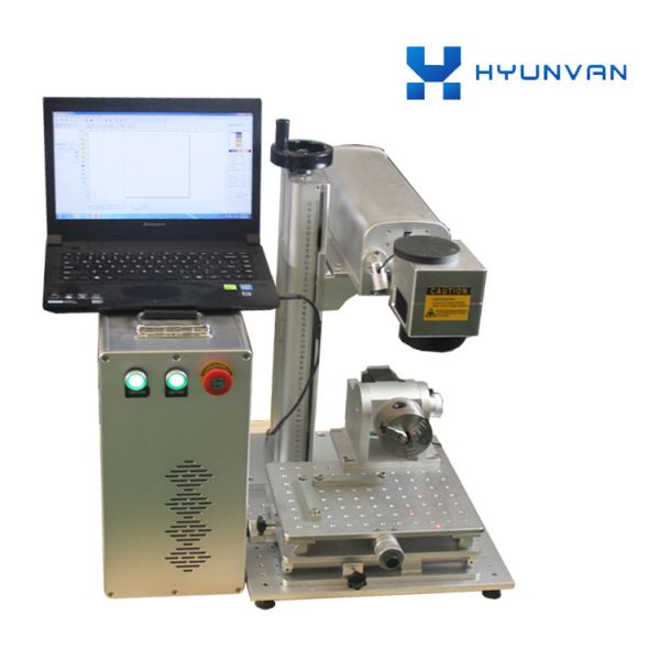 Quality Mini Portable Fiber Laser Etching Marking Machine Desktop Type Metal Laser Engraver wholesale