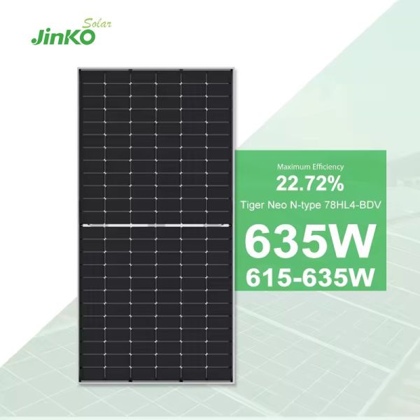 Full Kit 580 watt JINKO Double Glass Solar Panels with Anodized Aluminium Alloy