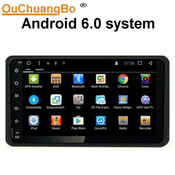 Ouchuangbo car radio 1020*600 android 6.0 stereo for Suzuki Jimny with SWC USB