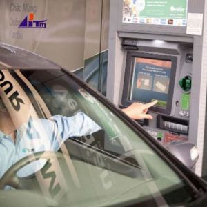 NCR SelfServ 34 NCR 6634 WalkUp Through The Wall Full Function ATM Money Machine