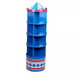 Creative Corrugated Cardboard Display Stand Christmas Tree Design For Retail