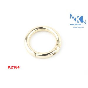 Pattern Design Metal O Rings Hardware , Professional Purse Making Hardware