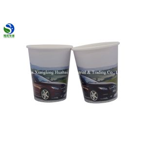12 Oz Paper Soup Cups Disposable Change Color Single Wall Design FDA Passed