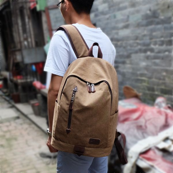 Quality Wholesale Backpac Large Capacity Backpack Bag Canvas School Students wholesale