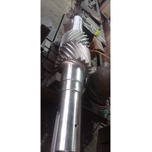 China DP1.732 22T Double Helical Gear Shaft Helix Angle 30° SAE 4340 Steel on sale
