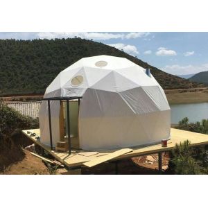 White PVC Clear Inflatable Tent Fireproof Waterproof Safe For Hotels Inflatable