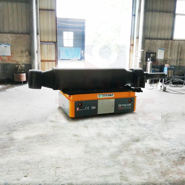 10 Ton Battery Operated Cart Trackless Motorized Transfer Trolley
