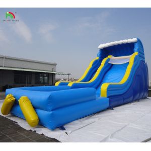 Commercial Inflatable Bouncers Jumping Castles With Pool And Slide Combo
