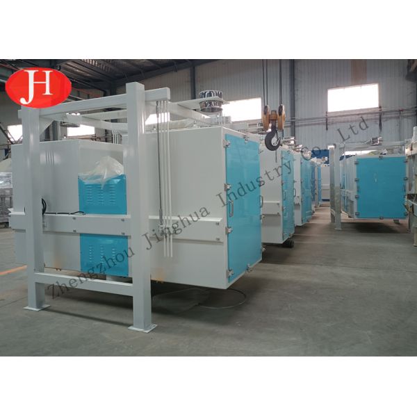 Quality Dia 55mm Double Bin Grading Wheat Starch Machine 4t/H wholesale