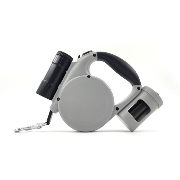 Multifunctional Retractable Pet Leash with LED Flashlight | Durable ABS Material