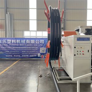 PE Flexible Tube Machine , High Speed Water Supply Pipe Machine