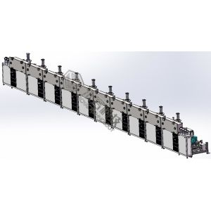 Air-To-Air Continuous Sputtering Deposition Line for Glass Yarns And Carbon