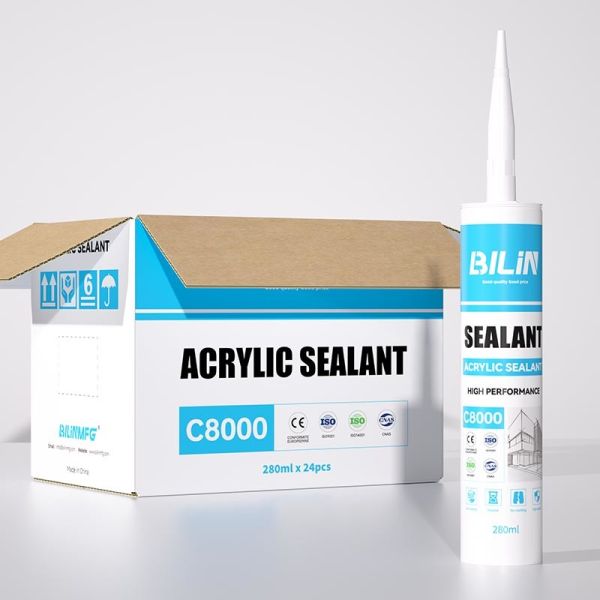 Quality Milk White Waterproof Acrylic Sealant One Component Siliconized Acrylic Caulk wholesale