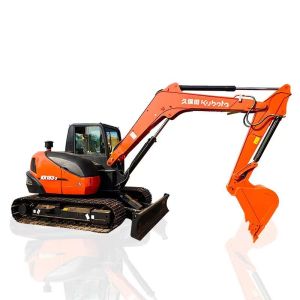 KX183 Kubota Used Mini Excavator , Second Hand Kubota Diggers 48KW 0.31m3 Bucket Capacity